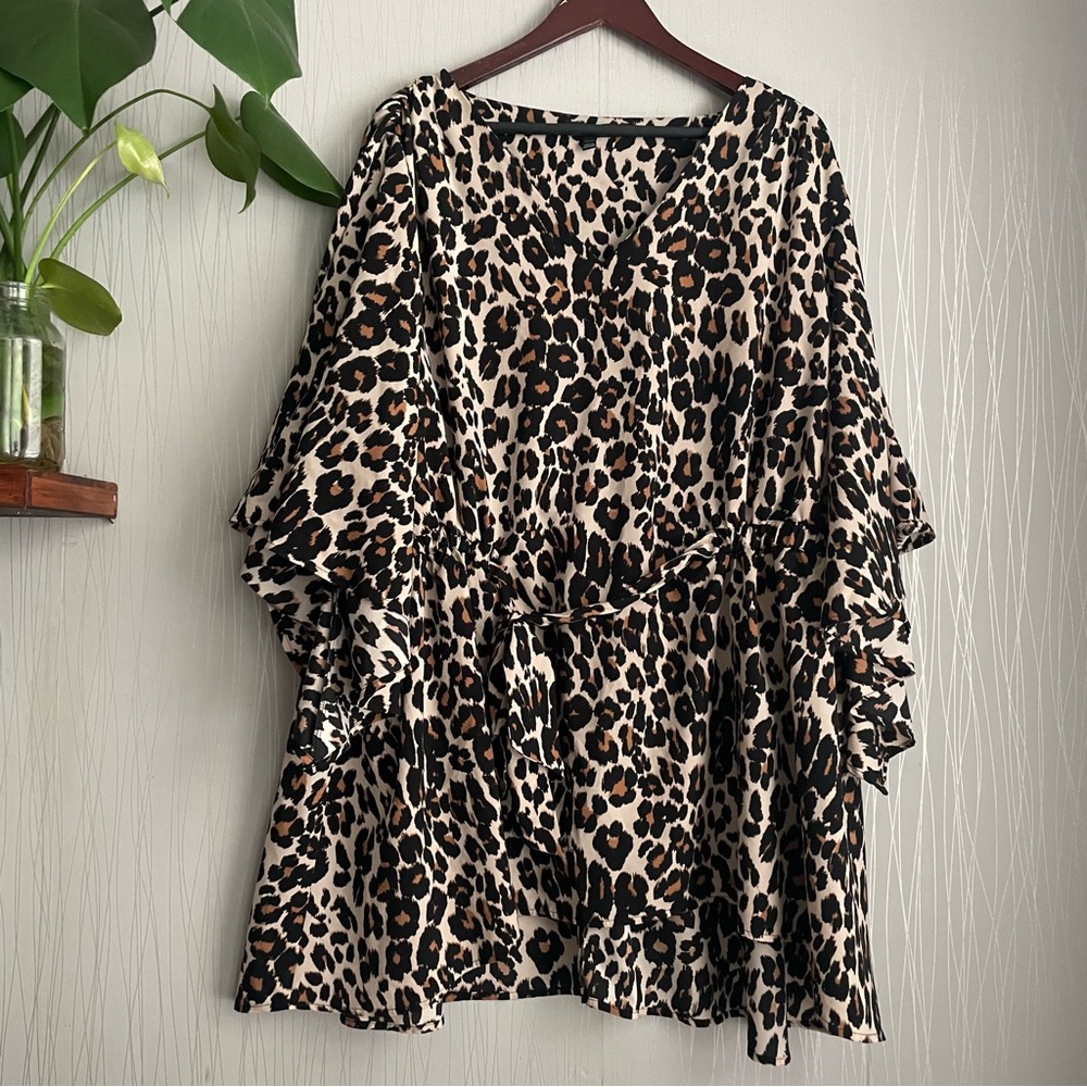 Lane Bryant Leopard Print Blouse